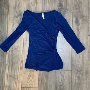 Rich Blue Jersey Top